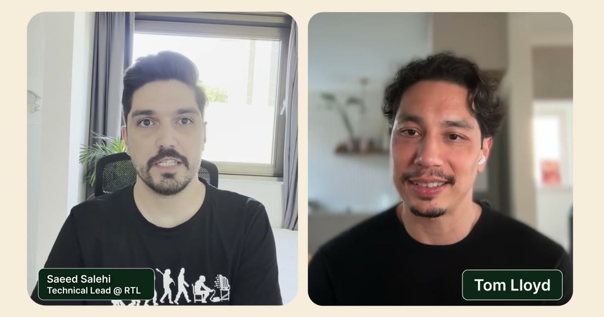 Saeed Salehi and Tom Lloyd in the MentorCruise video about systems thinking